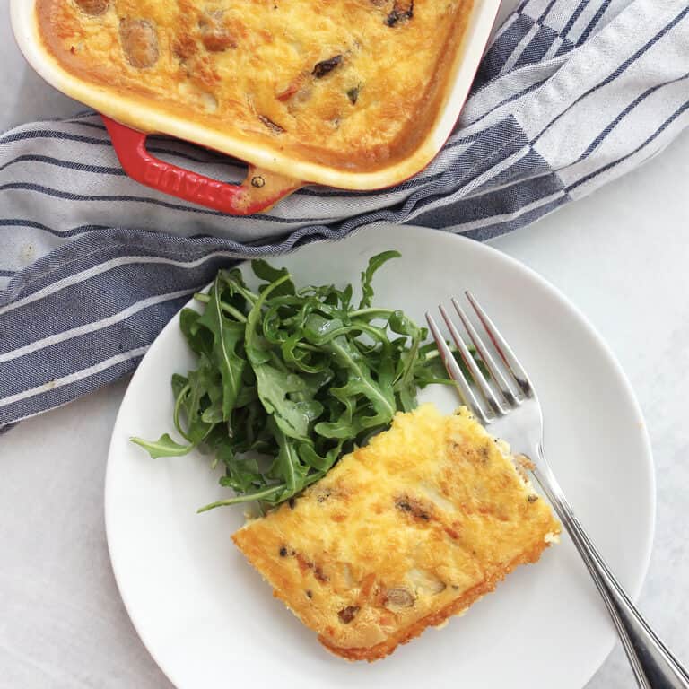 Air Fryer Sausage and Egg Breakfast Casserole Slow The Cook Down