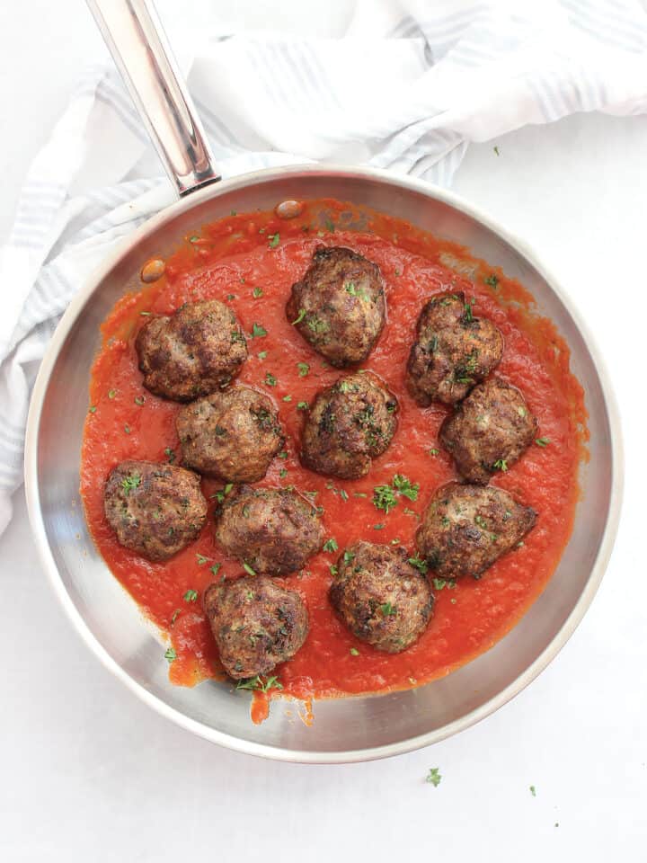 Air Fryer Lamb Meatballs Slow The Cook Down