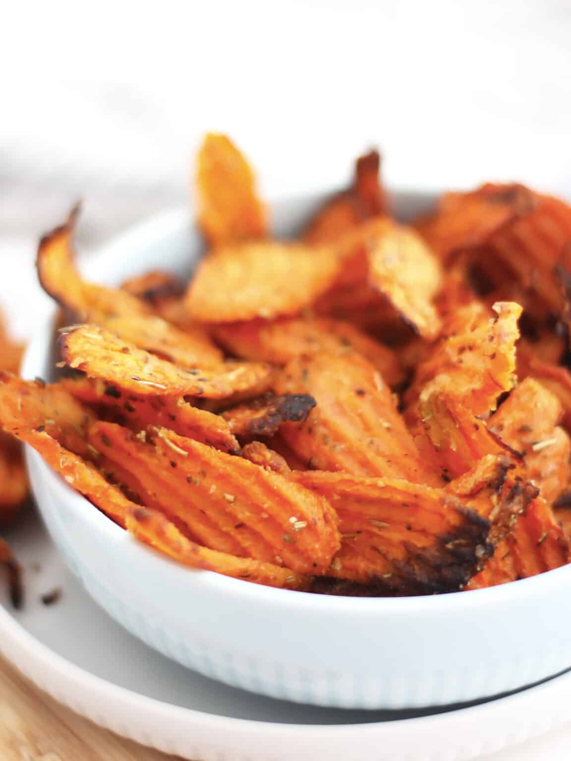 Air Fryer Carrot Chips (Sweet or Savory) Slow The Cook Down