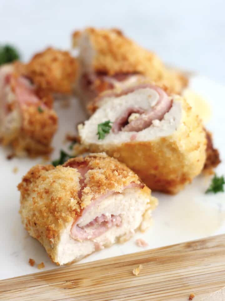 Air Fryer Chicken Cordon Bleu Slow The Cook Down