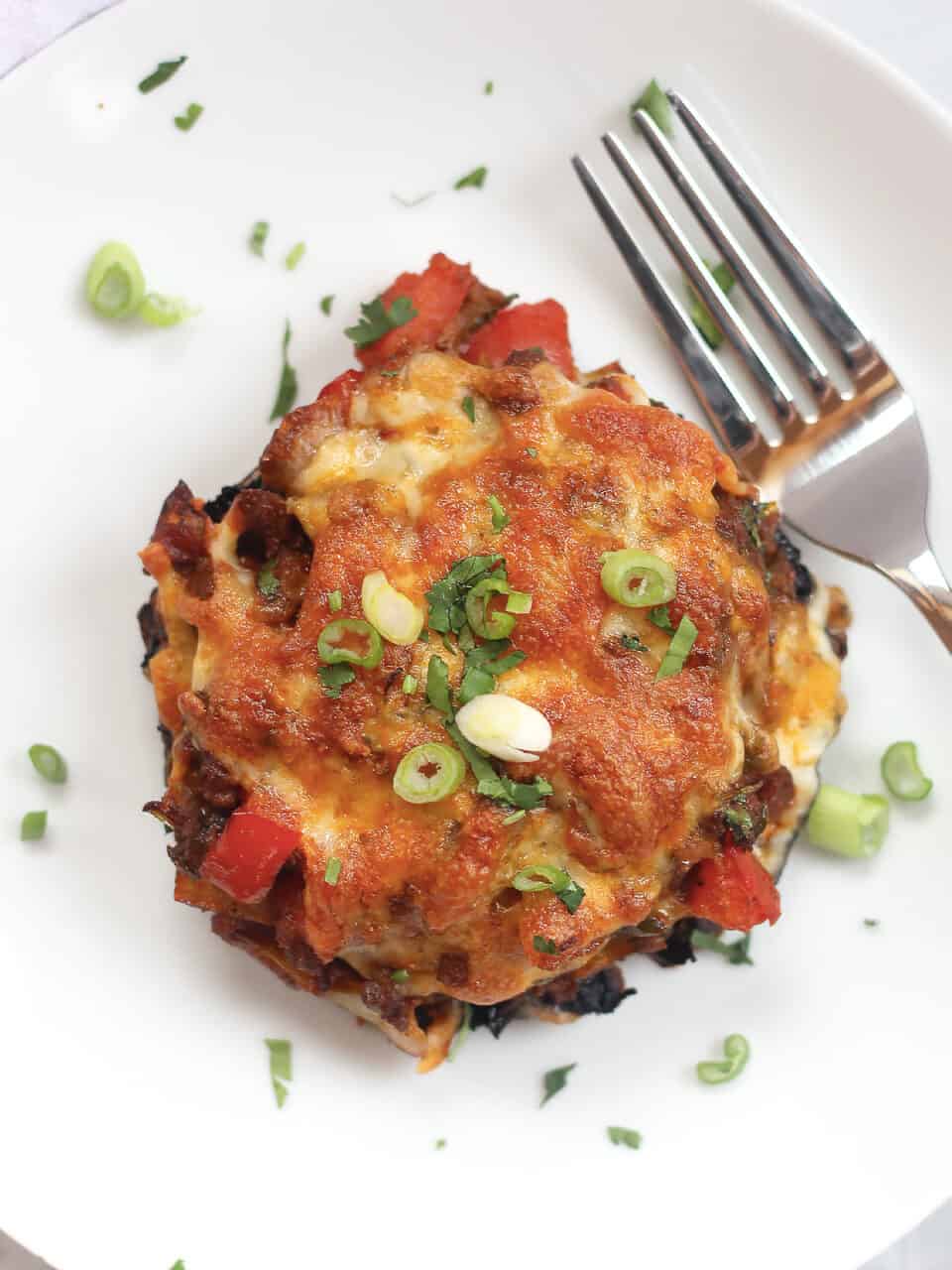 Mexican Taco Stuffed Portobello Mushrooms (Keto) Slow The Cook Down