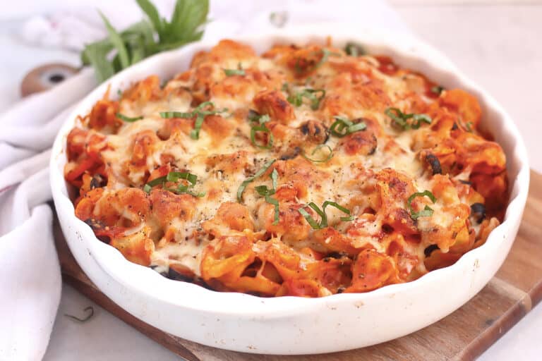 Easy Tortellini Pasta Bake Slow The Cook Down