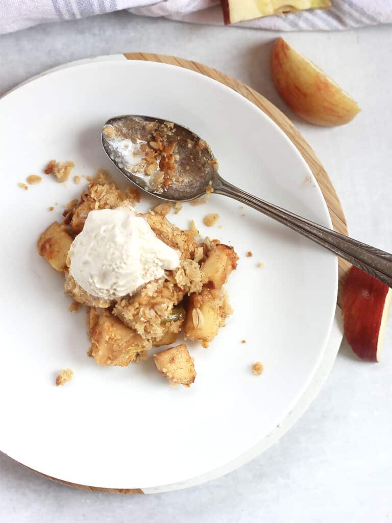 Air Fryer Apple Crisp Slow The Cook Down