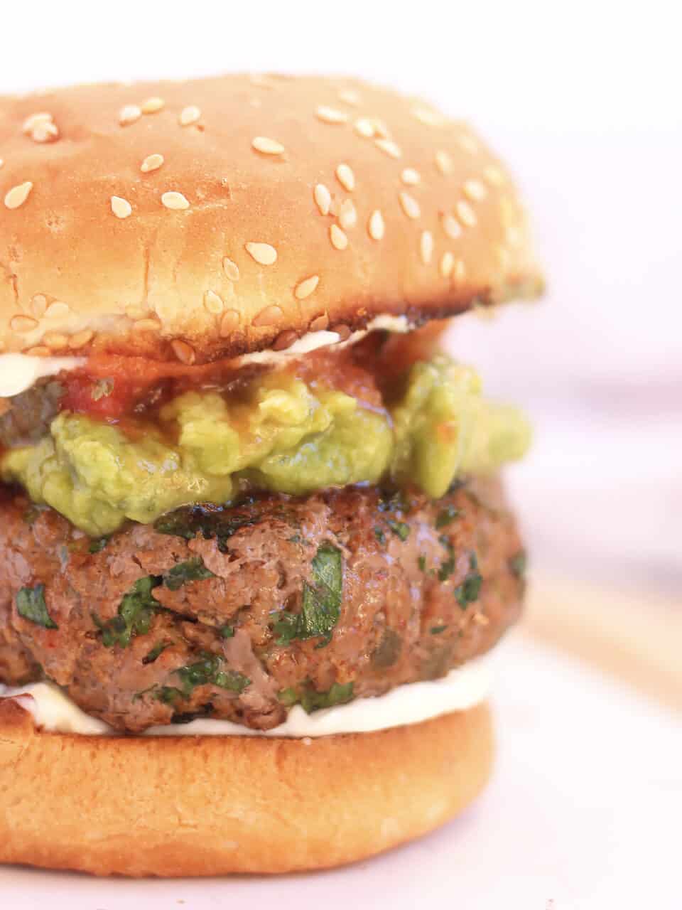 Mexican Taco Burger Recipe - Slow The Cook Down