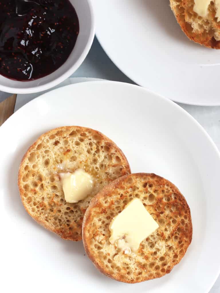 Air Fryer English Muffins - Slow The Cook Down