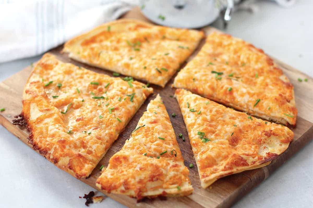 Cheesy Garlic Bread Tortilla Slow The Cook Down