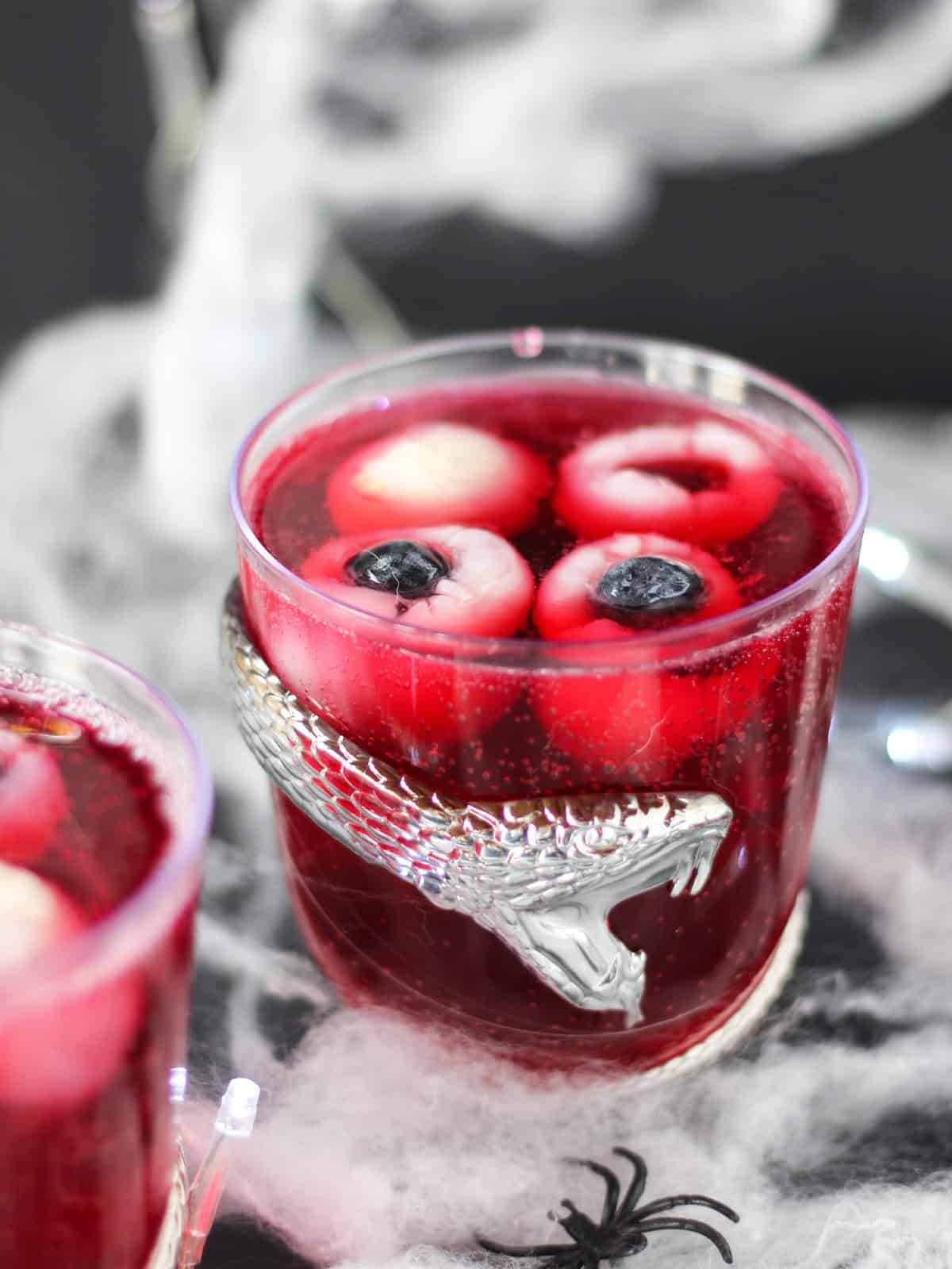 Halloween Punch Recipe (Blueberry, Apple and Cranberry Mocktail